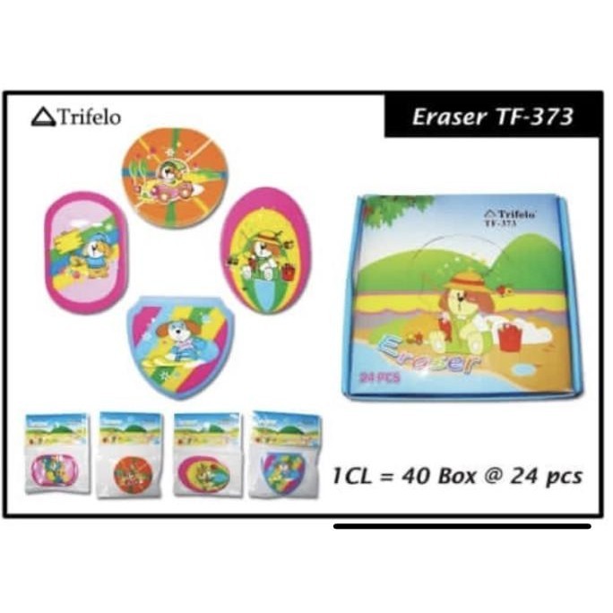 

penghapus pensil trifelo doggy activities isi 24