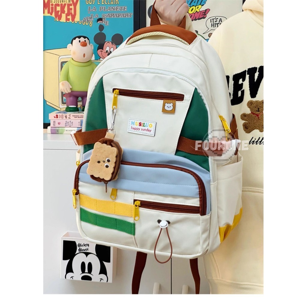 Tas Sekolah Murid SMA, Ransel Kapasitas Besar, Tas Sekolah SMA Cocok Semua