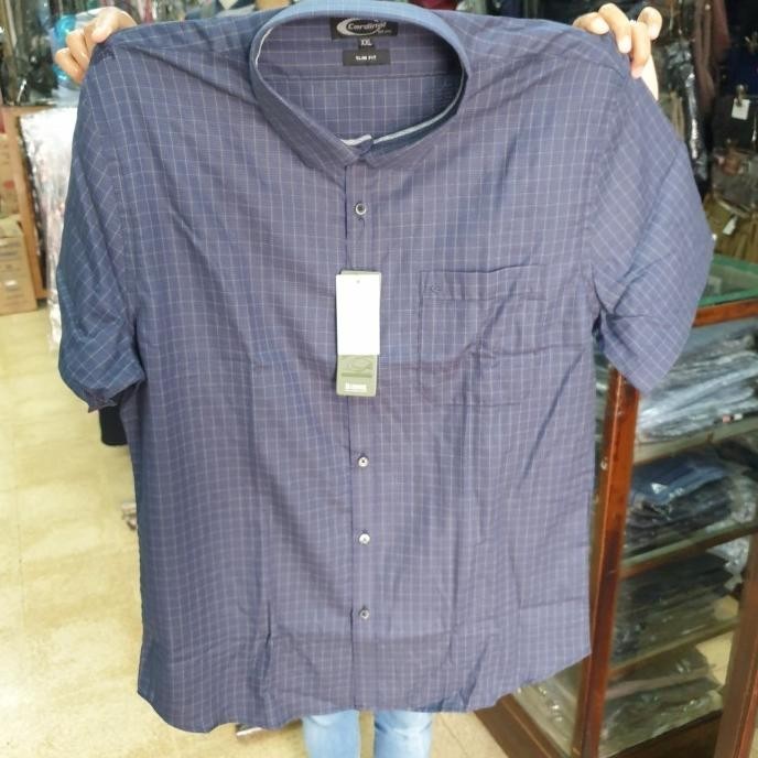 Kemeja Cardinal Original Pria Lengan Pendek Original Jumbo Slim Fit Pengiriman Cepat