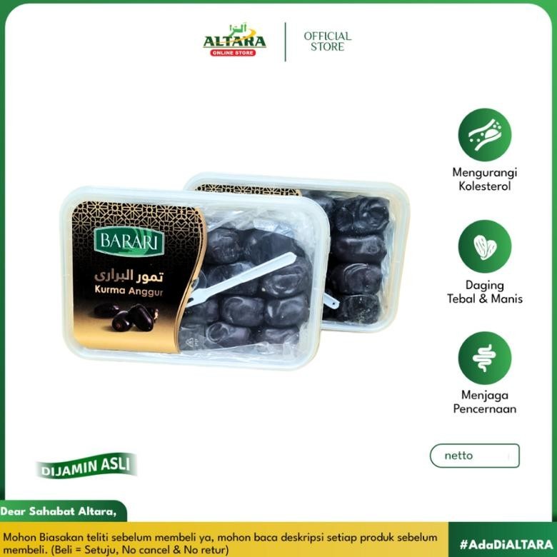 

Kurma Bam Barari Premium Dates Hologram Original 600Gr
