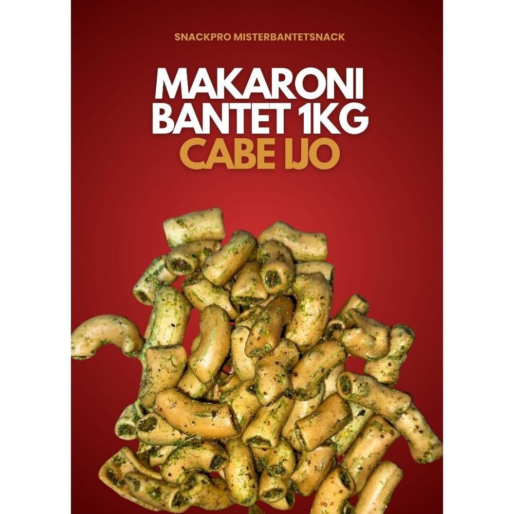 

Makaroni Bantet Pedas Daun Jeruk 1Kg 6 Rasa | Mister Bantet Snackpro