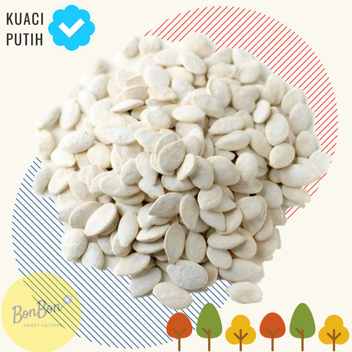 

Kuaci Putih / Aci Putih 500 Gram - White Pumkin Seed