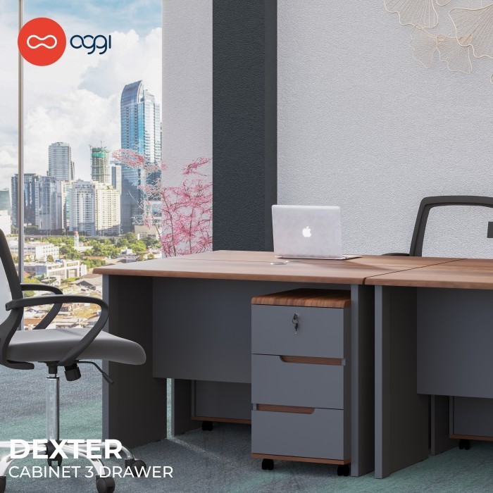 

Fauma Oggi - Meja Kerja / Cabinet / Oggi Dexter Cabinet 3 Drawers
