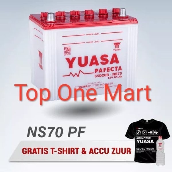 AKI MOBIL YUASA NS70 NS70 PF PAFECTA AKI BASAH YUASA 65D26R NS 70 PF