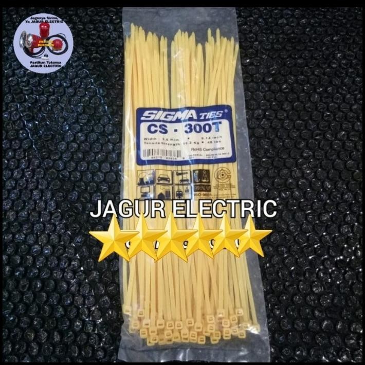 

BEST DEAL CS-300T CABLE TIES SIGMA WARNA KUNING ORIGINAL 30CM X 3,6MM !!!!!