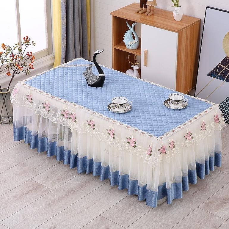 Rectangle Lace Tablecloth Table Runner - Taplak Meja Renda 55X110X40Cm