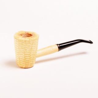 

Roux Pipa Cangklong - Mark Twain Corn Cob Pipe - Bent (1-Pipe)
