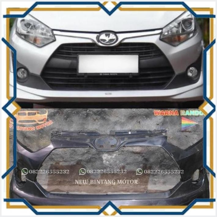 [IKH] BUMPER DEPAN NEW AGYA TRD SPORTIVO 2016 2019 ORIGINAL