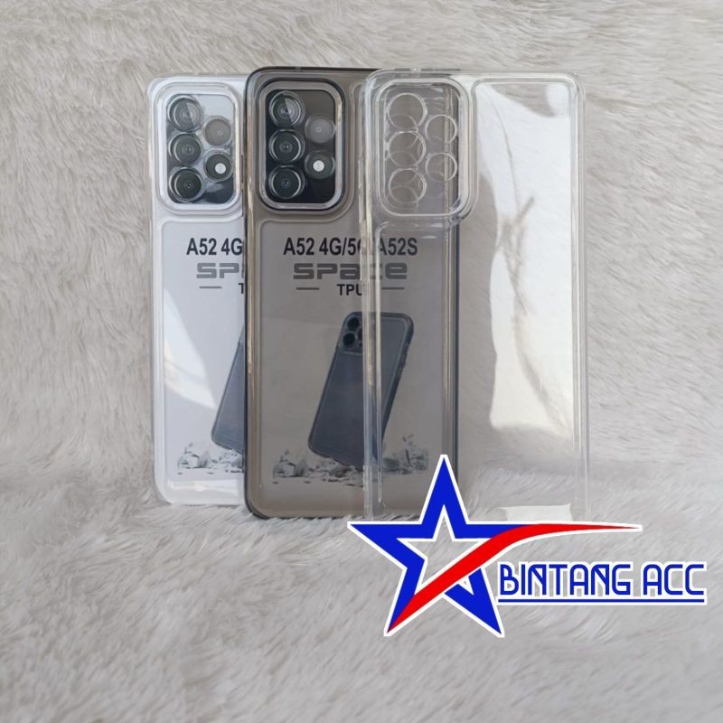 Soft Case Original Samsung Galaxy A52 A52s Space transparan Protect Camera