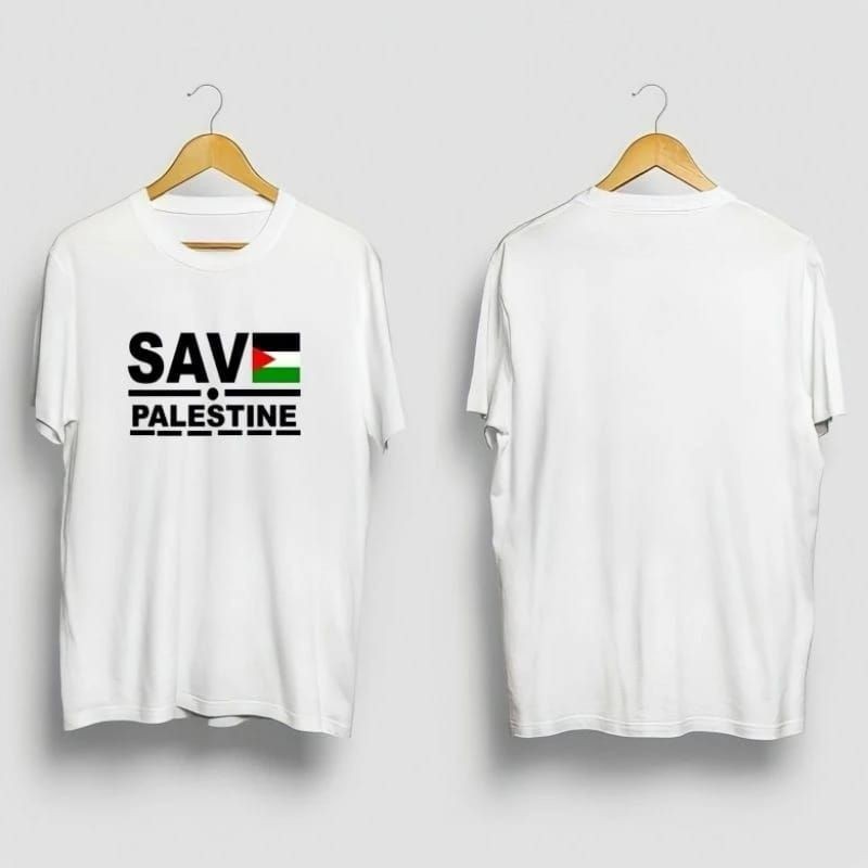 KAOS SAVE PALESTINE NEW T-SHIRT
