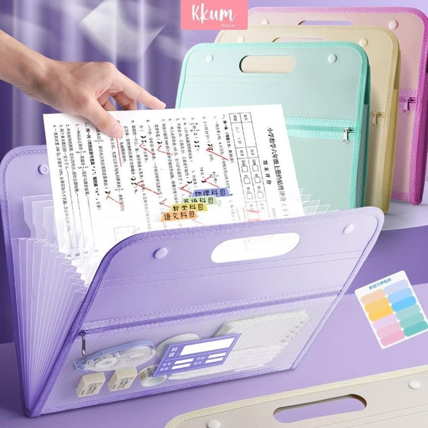

Ox04 FREE STIKER Tas file handle/ Organizer file bag/ Map tas dokumen Hemat