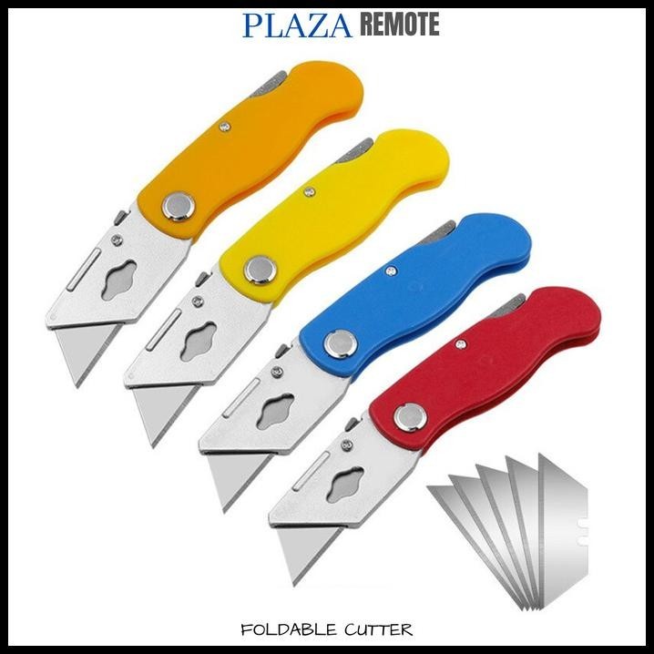 

DISKON CUTTER LIPAT FOLDABLE KNIFE + MATA TAMBAHAN !!!!
