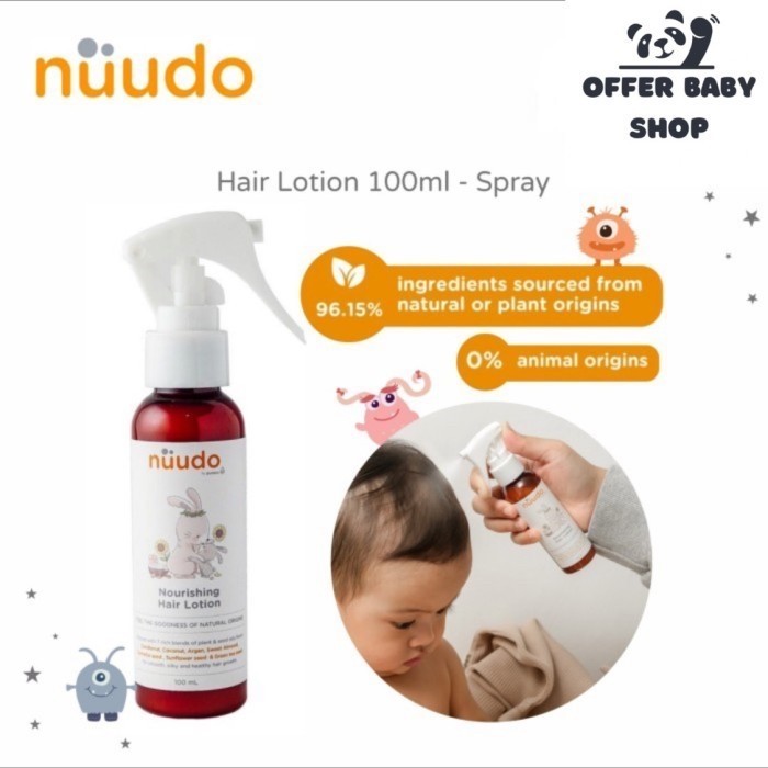 Nuudo Hair Lotion Spray 100Ml / Hair Lotion Anak Dan Bayi