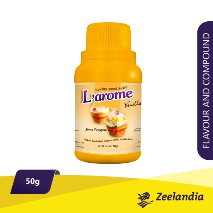 

[DIAJENG SHOP] Zeelandia Larome Vanilla Susu 50g Bubuk Perisa Makanan NEW