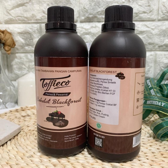 

[DIAJENG SHOP] TOFFIECO PASTA COKELAT BLACKFOREST 500GR - PERISA DAN PEWARNA MAKANAN PROMO