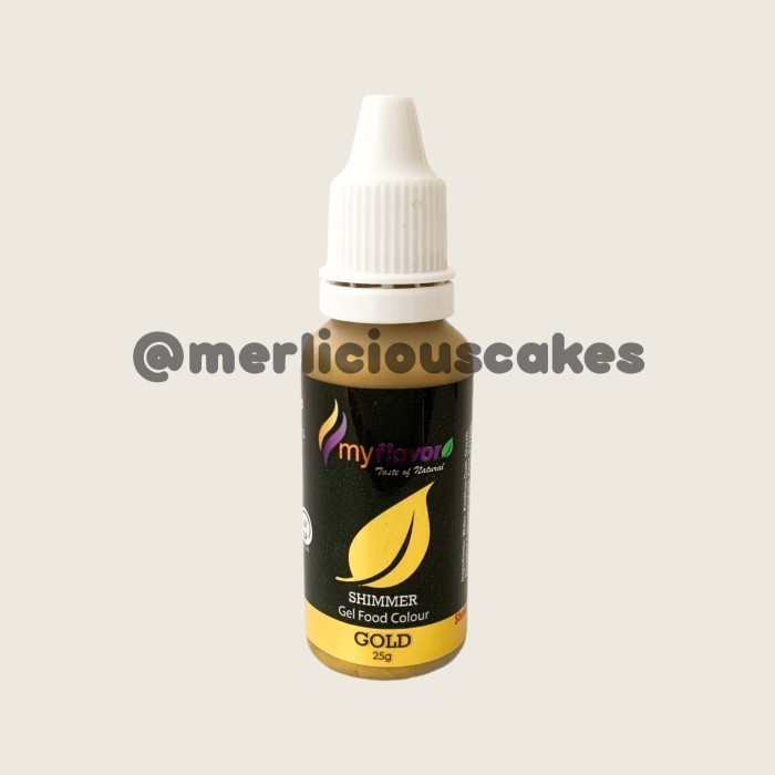 

[DIAJENG SHOP] My Flavor Gold Shimmer for Cake Painting Pewarna Makanan Halal PROMO SPECIAL