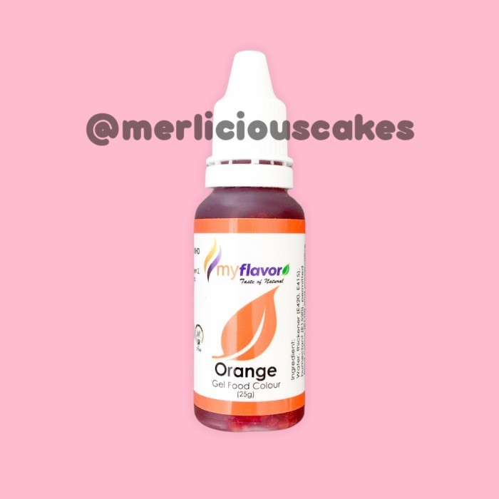 

[DIAJENG SHOP] Orange Gel My Flavor Food Color Food Colour Pewarna Makanan PROMO SPECIAL