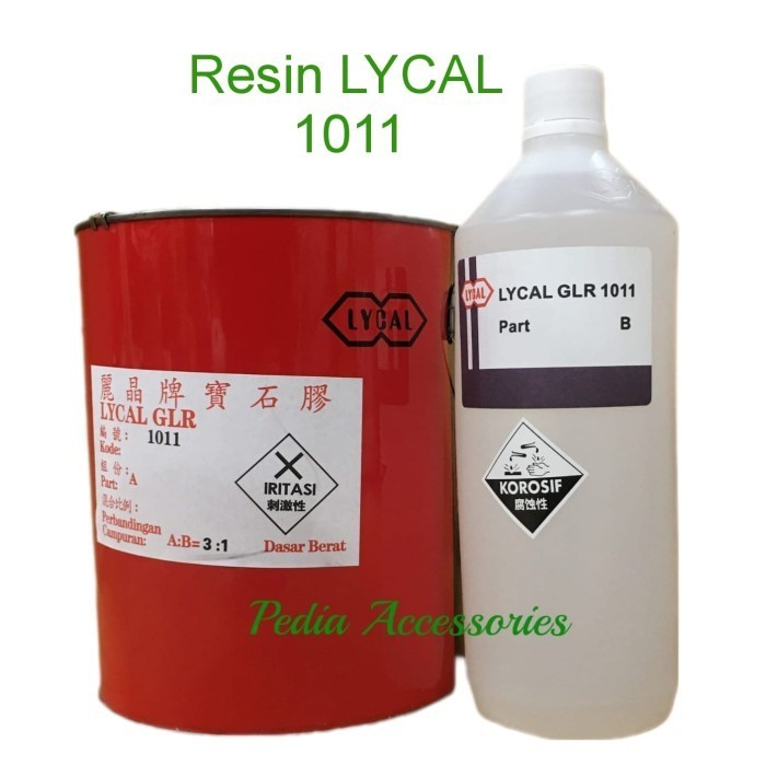 RESIN BENING LYCAL KERAS - LYCAL 1011 -1 KALENG (1SET)