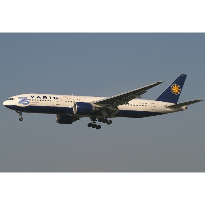 diy papercraft pesawat terbarig varig indiaairlines boeing 777-200 zenyang22