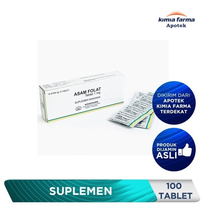 Terlaris ASAM FOLAT 1 MG STRIP SALE