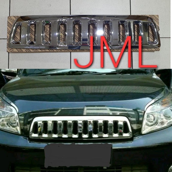 Grill depan chrome New Rush/Terios 2013 -2014.