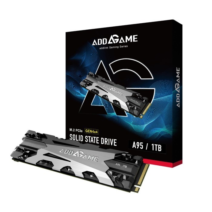 SSD ADDLINK A95 1TB PCIE GEN4X4 M2 NVME M.2 HEATSINK (PLAYSTATION PS5) ORIGINAL BEST QUALITY