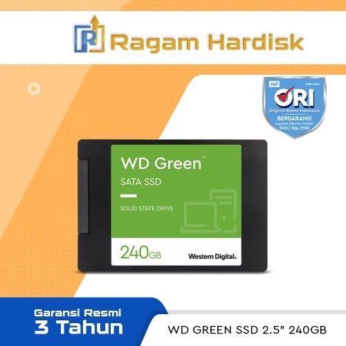 SSD WD 240GB/SSD WD GREEN 240GB 2.5" ORIGINAL BEST QUALITY