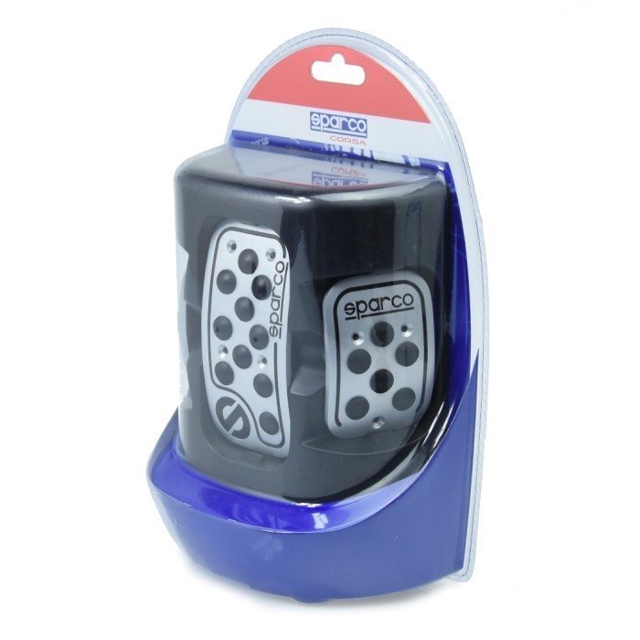 A01056 Sparco Set Cover Pedal Mobil Manual rem kopling gas