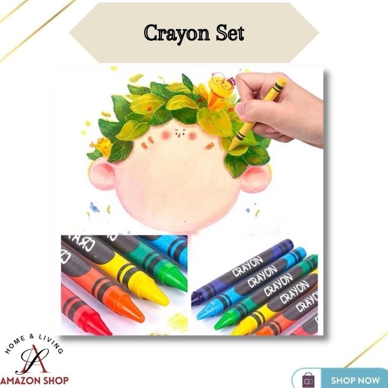 

VIRAL Set Crayon 208 150 PC / Krayon Mewarna Alat Menggambar dan Mewarnai Anak hg-24