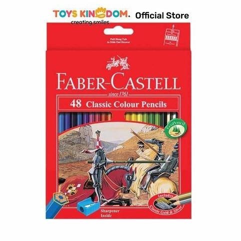 

Toys Kingdom Faber Castell Set 48 Pcs Pensil Warna Classic 115858
