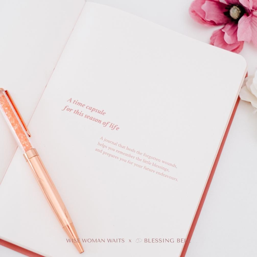 

SALE The Journey of A Wise Woman | Guided Journal by Wise Woman Waits x Blessing Bell VE29