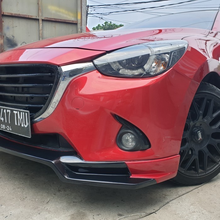 FRONT LIPS / LIPS DEPAN BODYKIT MAZDA 2 SKYACTIV 2015-2019