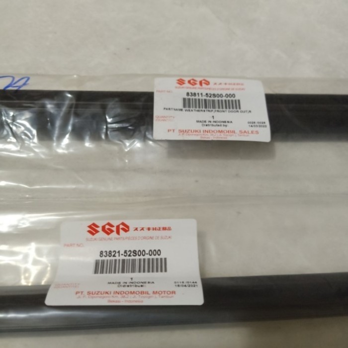 KARET PELIPIT KACA PINTU LUAR WEATHER STRIP NEW CARRY 2019 ORI