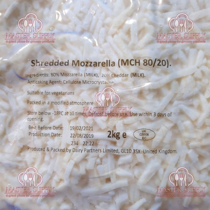 

KEJU MOZZARELA DAIRY SHREDDED / MOZARELLA PARUT REPACK 500 GR