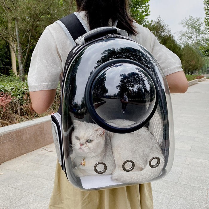 TAS KUCING RANSEL KUCING ASTRONOT TRANSPARAN TAS RANSEL HEWAN