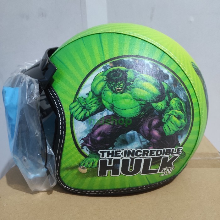 HELM BOGO ANAK SNI MOTIF HULK