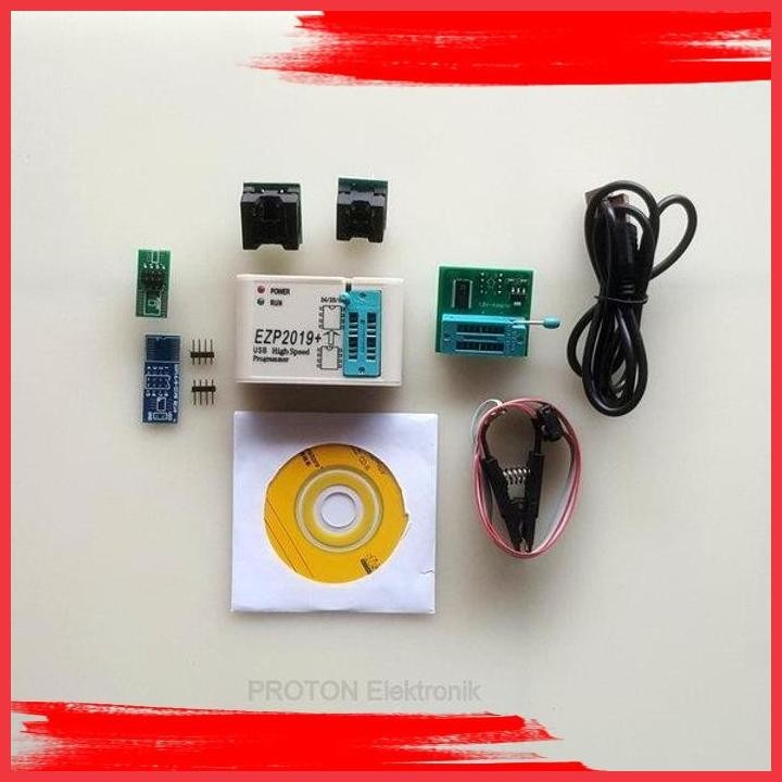 (BK PROT) ALAT FLASH IC BIOS EZP2023 CH341 PRO CH341A UPDATE EZP2010 EZP2013 EZP2019 VERSI PAKET KOM