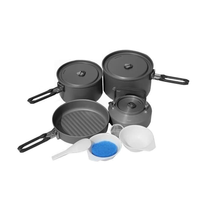 Ready Cook Set Frypan Kettle Pot FireMaple Feast 4