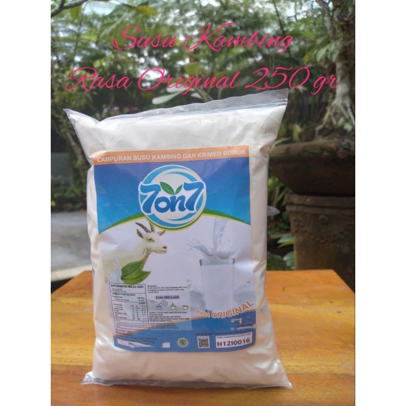 

Susu Kambing Etawa Rasa Original 250 gram Merek 7 on 7 / Seven on Seven