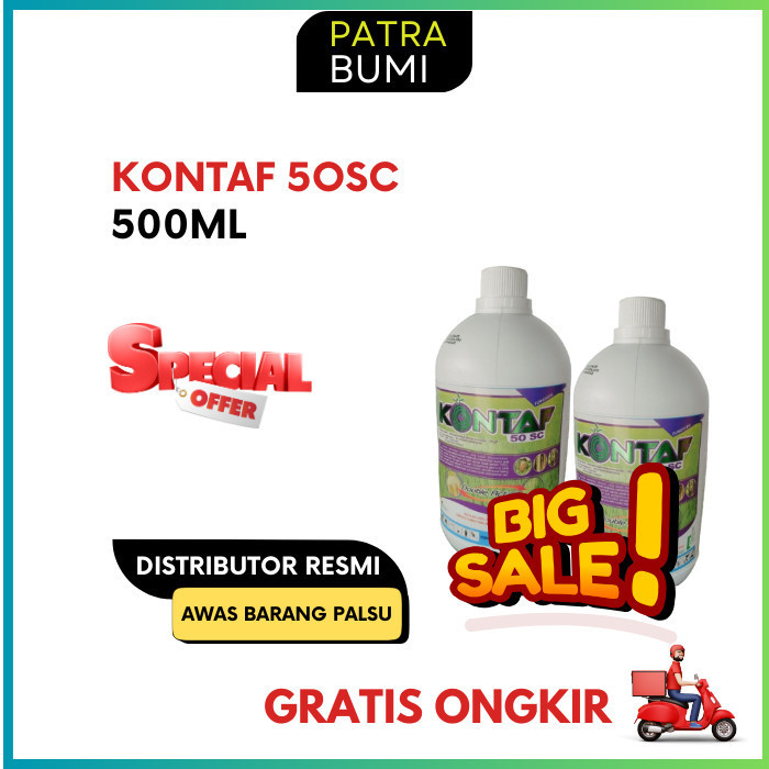 Fungisida Kontaf 50 Sc 200 Ml Bahan Aktif Heksakonazol 50G/L