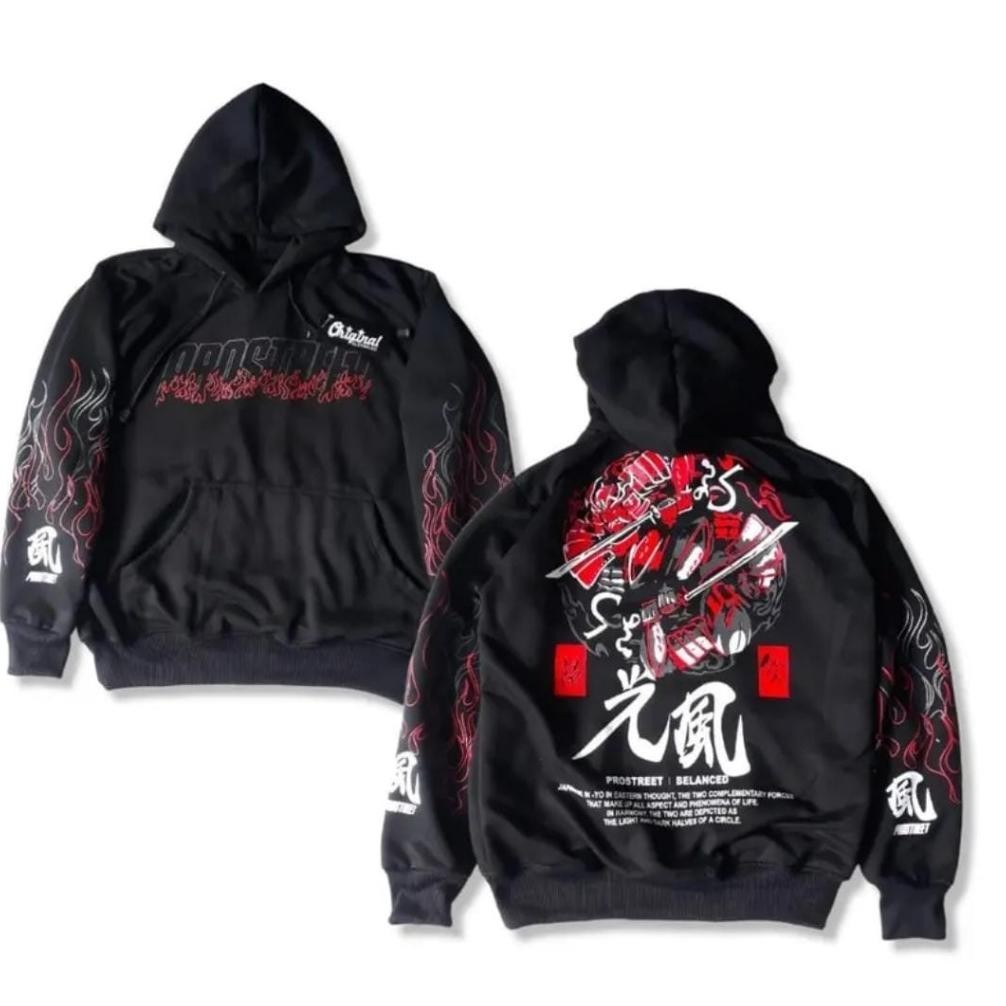 Jaket Hoodie Anak Laki-Laki Prostreet Naga Ryujin Model Terbaru Bahan Tebal Dan Nyaman Di Gunakan