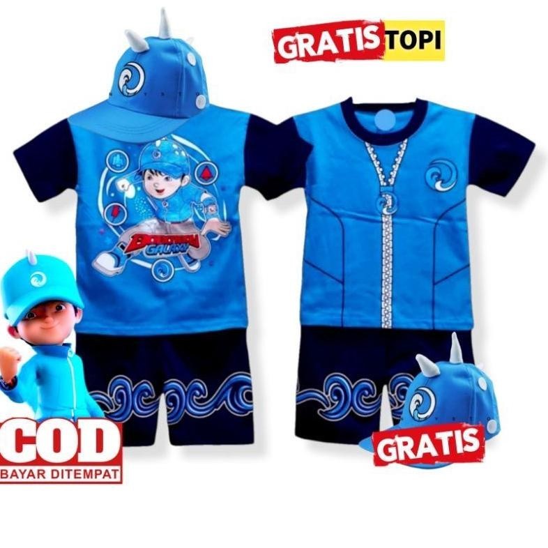 SDF SETELAN ANAK BOBOIBOY HALILINTAR/GEMPA/API/SOLAR/DAUN/BAJU ANAK BOBOIBOY LAKI LAKI/KOSTUM ANAK B