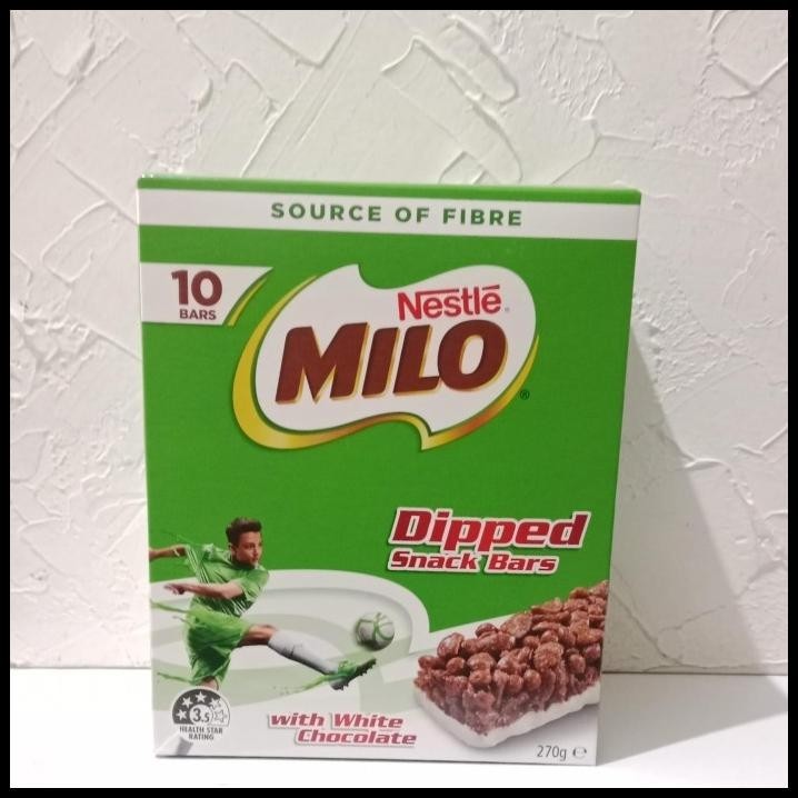 

Milo Dipped Snack Bar With White Chocolate