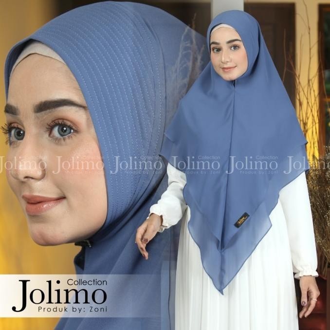 khimar ceruty Zafina/jilbab ceruty 2 layer pet antem/hijab