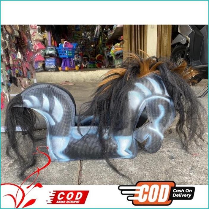 TERLARIS (BISA COD)KUDA LUMPING +-70CM FULL RAMBUT PANJANG/JARANAN/FOTO ASLI/AWET KESENIAN
