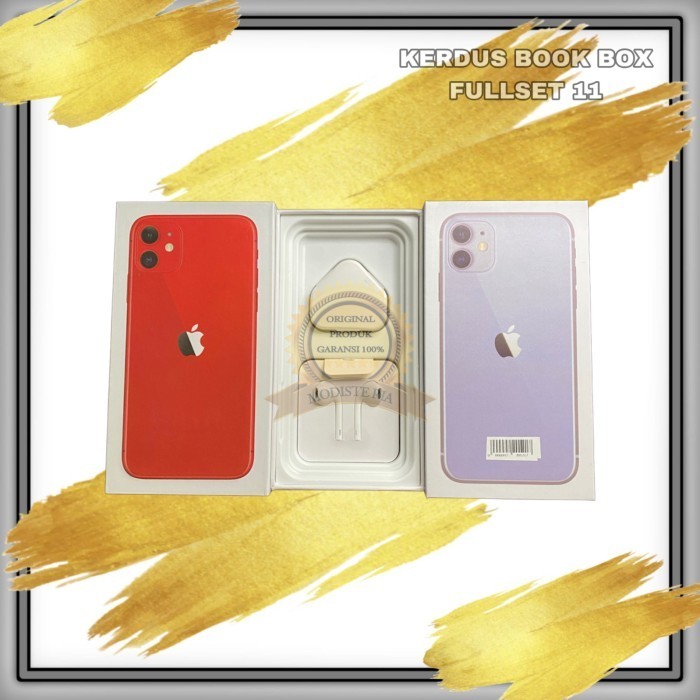 DUSBOOK BOX KOTAK IPHONE 11 FULLSET