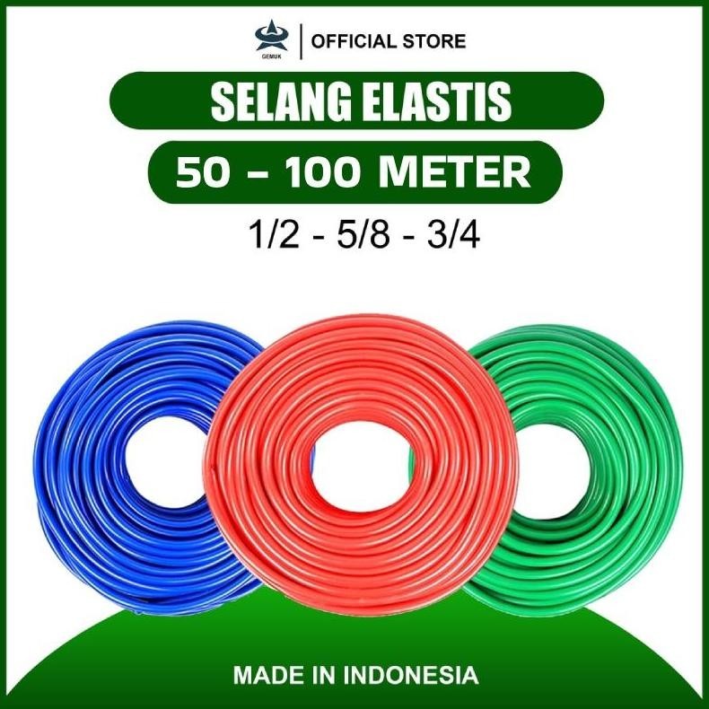KJT Selang Air Elastis / Selang air 50 - 100 meter / Selang Taman / Selang Air Lentur / Selang Air E