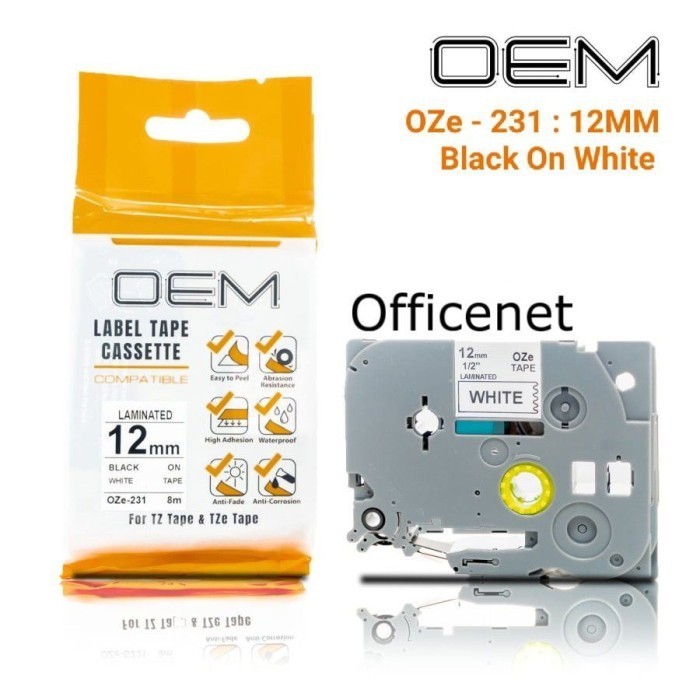 

Oem Tape Oze 12Mm Untuk Bro-Ther Printer Label
