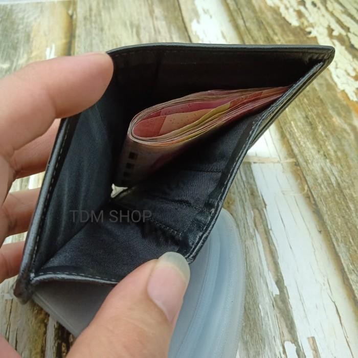 

Dompet Kartu Card Holder Braun Buffel Kulit Sapi Asli Polos