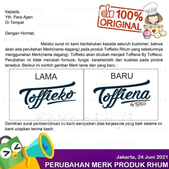 

Toffieco / Toffieko Pasta Perisa & Pewarna - Rum Butter Cream 1 Kg